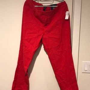 NWT red pants